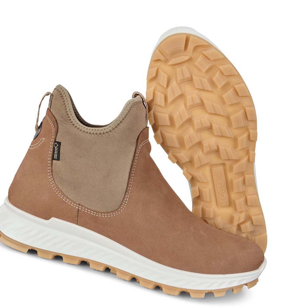 Ecco Exostrike Chelsea Gtx Hiking & Trail Dame Brune | NO 146VRW